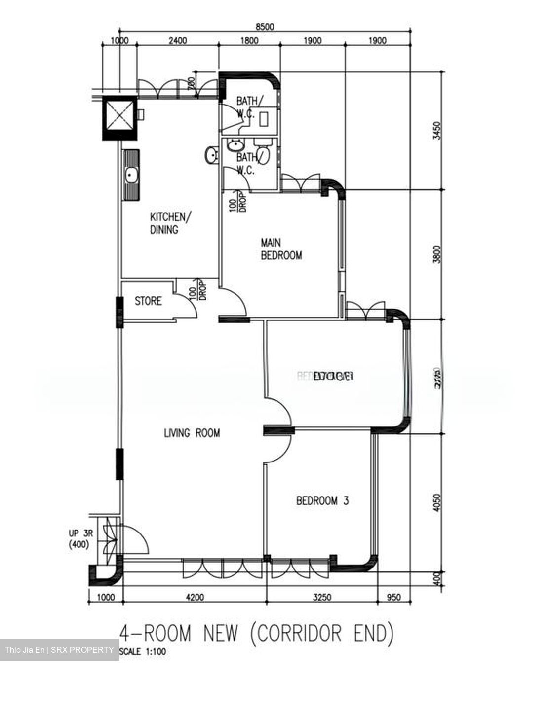Blk 317 Hougang Avenue 7 (Hougang), HDB 4 Rooms #585081401